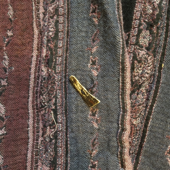 Tagless reversible paisley hippie boho super soft cardigan freesize S/M - Picture 6 of 6